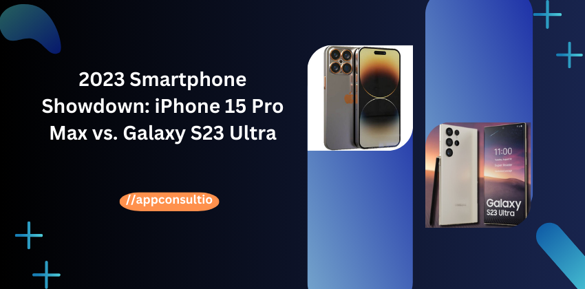 2023 Smartphone Showdown: iPhone 15 Pro Max vs. Galaxy S23 Ultra